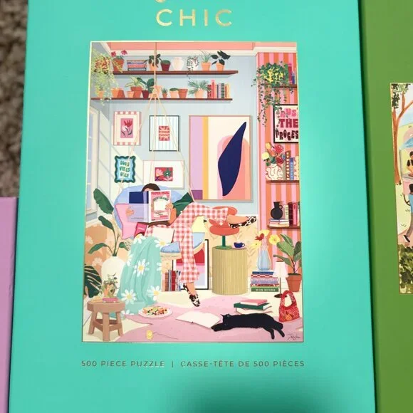 Set of 5 HOBBRY 500 Piece Quality Puzzles - Differently Collab Design Scenes - Picture 3 of 8